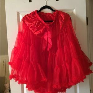 Red petticoat